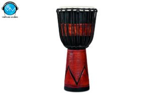 DJEMBE LP WORLD BEAT WOOD ART LG BLK LP713LB