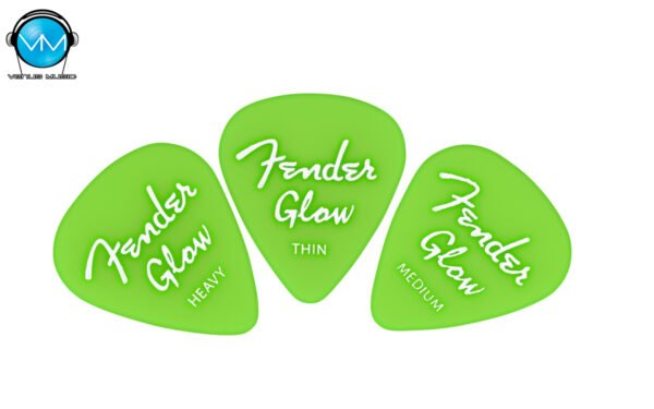 PLUMILLAS FENDER GLOW IN THE DARK PICKS, 12 PACK 1980351020