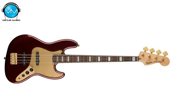 BAJO ELÉCTRICO SQUIER 4 CDAS. 40TH ANNIVERSARY JAZZ BASS®, GOLD EDITION 0379440515