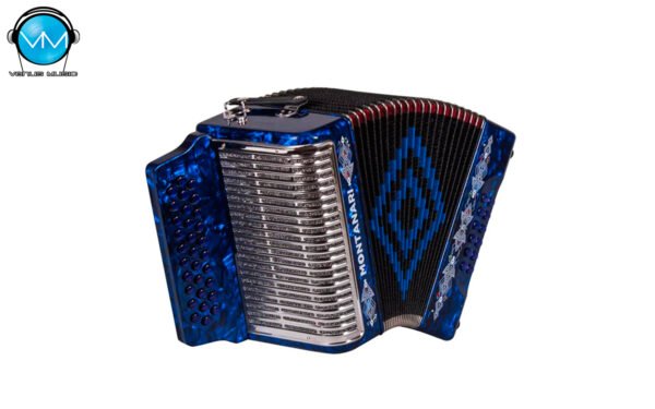 ACORDEON MONTANARI 31 BOTONES 12 BAJOS AZUL TONO SOL MONTMG(G)BL GCF