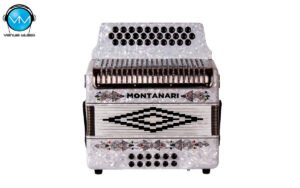 ACORDEON MONTANARI 31 BOTONES 12 BAJOS FA ESTANDAR ORDINARIO WH MONT-PG(P)WH FBE