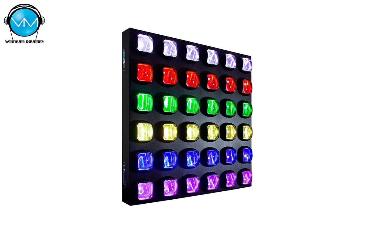 PANEL 36 LEDS ALIENPRO 6X6 ASTRAL 15W RGB 4 EN 1