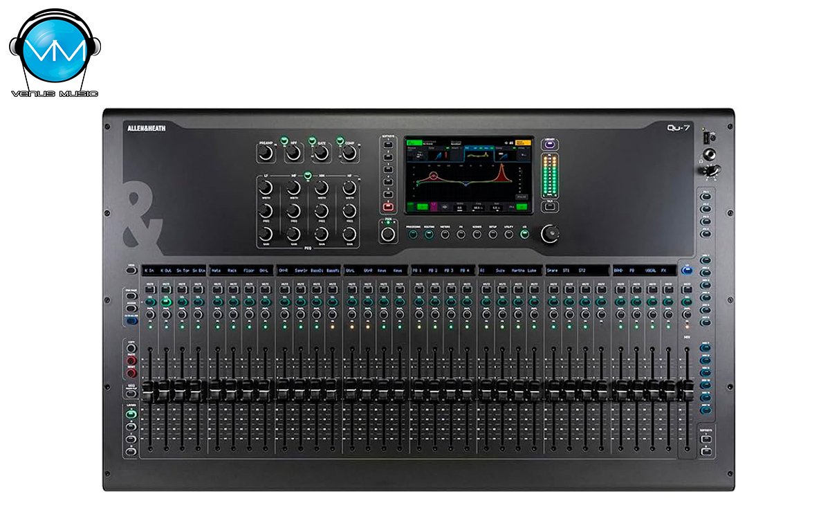 Mezcladora Digital Allen & Heath QU-7 32 Preamps