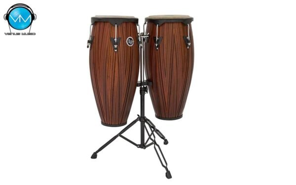 Set de Congas LP City 11 y 12 Tallado Caoba LP647NY-CMW