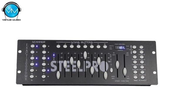 Controlador Iluminación 3000DMX SteelPro