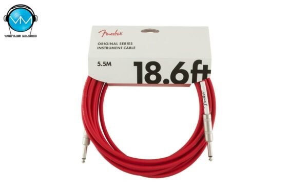 Original Series Instrument Cable, 18.6', Fiesta Red 5.5M 0990520010