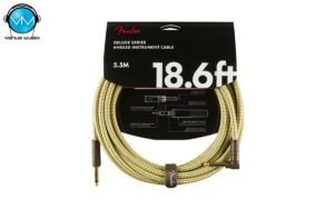 Deluxe Series Instrument Cable, Straight/Angle, 18.6', Tweed 5.5M 0990820082