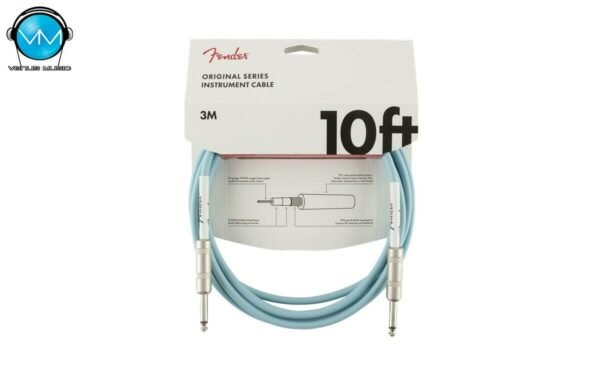 Original Series Instrument Cable, 10', Daphne Blue 3M 0990510003