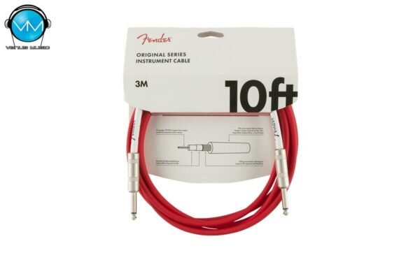 Original Series Instrument Cable, 10', Fiesta Red 3M 0990510010