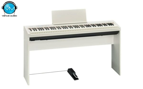 Piano Digital Roland FP-30 WH con Base y Pedalera