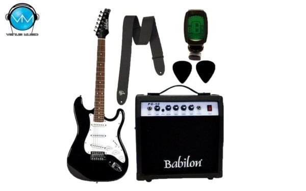 Paquete Guitarra Eléctrica Babilon BEG-462-BK