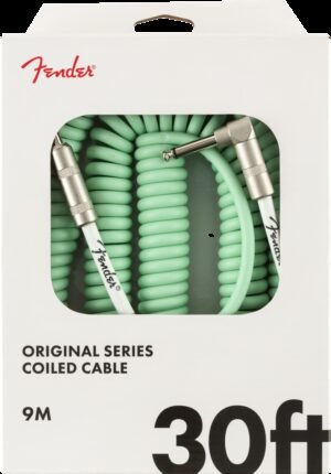 FENDER ORIGINAL SERIES COIL CABLE 30 FT SURF GREEN 0990823007