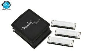 FENDER® BLUES DELUXE HARMONICAS 3-PACK WITH CASE 0990701021