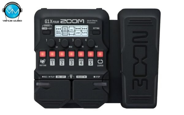 Multiefectos para Guitarra Zoom G1X FOUR -con pedal de expresión