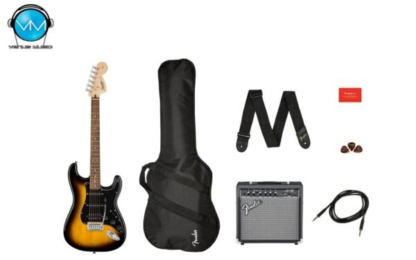 GUITARRA ELÉCTRICA FENDER SQUIER AFFINITY SERIES™ STRATOCASTER® HSS PACK SUNBURST 0371824032