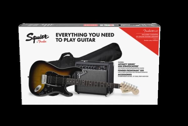 GUITARRA ELÉCTRICA FENDER SQUIER AFFINITY SERIES™ STRATOCASTER® HSS PACK SUNBURST 0371824032