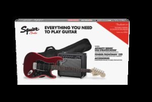 GUITARRA ELÉCTRICA FENDER SQUIER AFFINITY SERIES™ STRATOCASTER® HSS PACK CANDY APPLE RED 0371824009