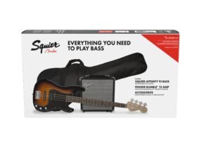 BAJO ELÉCTRICO FENDER SQUIER AFFINITY SERIES™ PRECISION BASS® PJ PACK SUNBURST 0371982032