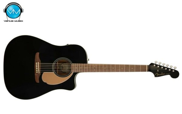 GUITARRA ELECTROACÚSTICA FENDER REDONDO PLAYER JETTY BLACK 0970713506