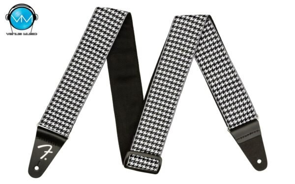 FENDER HOUNDSTOOTH JACQUARD STRAP WHITE 0990709005