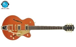 Guitarra Eléctrica Gretsch G5655TG Electromatic® Center Block Jr. Single-Cut with Bigsby® and Gold Hardware, Orange Stain