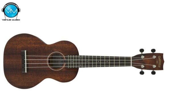 Ukulele Concierto Gretsch G9110 Concert Standard Ukulele with Gig Bag, Ovangkol, Vintage Mahogany Stain