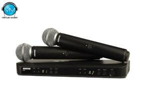 Sistema inalámbrico dual para voz, con dos micrófonos SM58 Shure BLX288/SM58