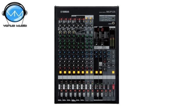 Mezcladora Yamaha de 12 canales con efectos digitales y conexión USB MGP12X