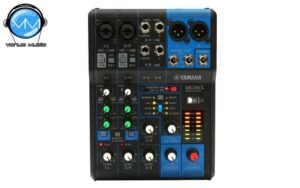 Mezcladora Yamaha de 6 ch 2 Mic 6/ST + compresor + efectos. Nuevo preamp D-pre MG06X