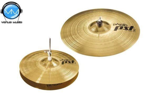 PAISTE 063ES14 PST 3 ESSENTIAL PLATILLO SET W / 14" HI-HAT y 18" CRASH