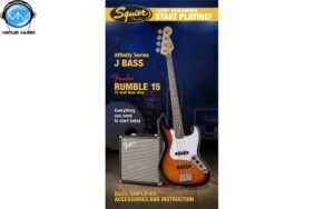 Paquete Fender Squier Affinity Series™ Jazz Bass® con amplificador Rumble™ 15