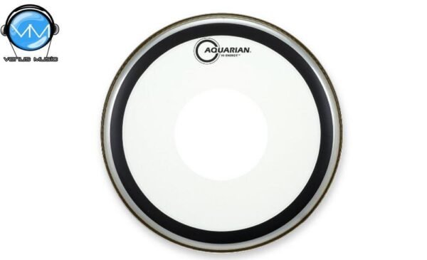 PARCHE 14" AQUARIAN HE HI-ENERGY TRANSPARENTE 1 CAPA