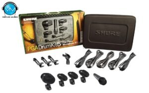 Shure PGADRUMKIT5 Kit de Micrófonos para Batería de 5 Piezas