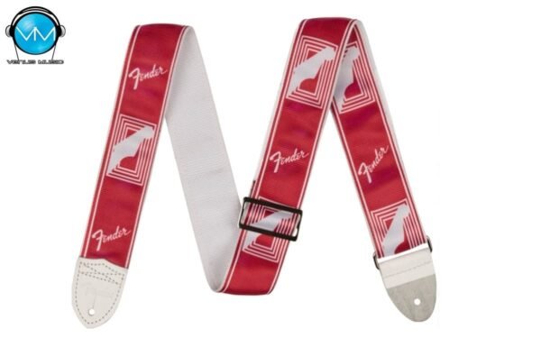 2" CUSTOM COLOR FENDER® MONOGRAMMED STRAP CANDY APPLE RED