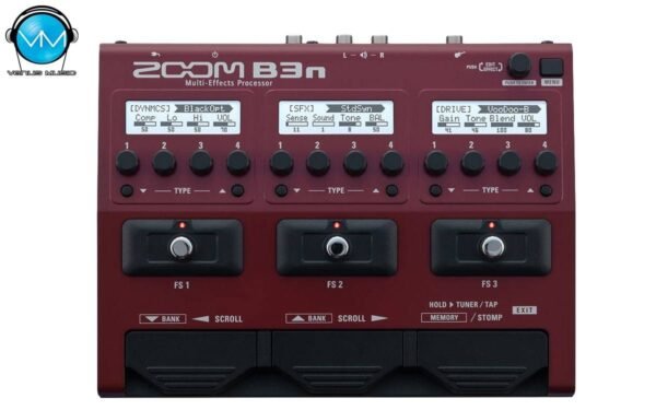 Multiefectos Zoom ZB3N para Bajo